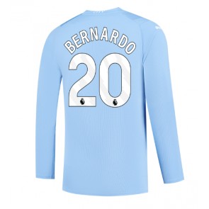 Manchester City Bernardo Silva #20 Koszulka Podstawowych 2023-24 Długi Rękaw